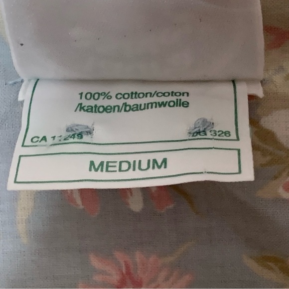 Vintage Laura Ashley Great Britain Cottagecore Floral Crop Jumpsuit Bow Pockets - Picture 11 of 11